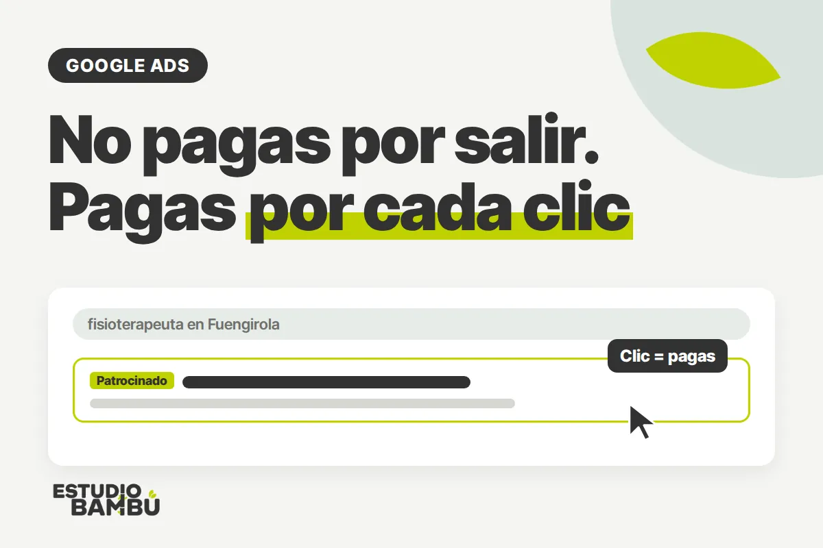 Qué es Google Ads: no pagas por salir, pagas por cada clic